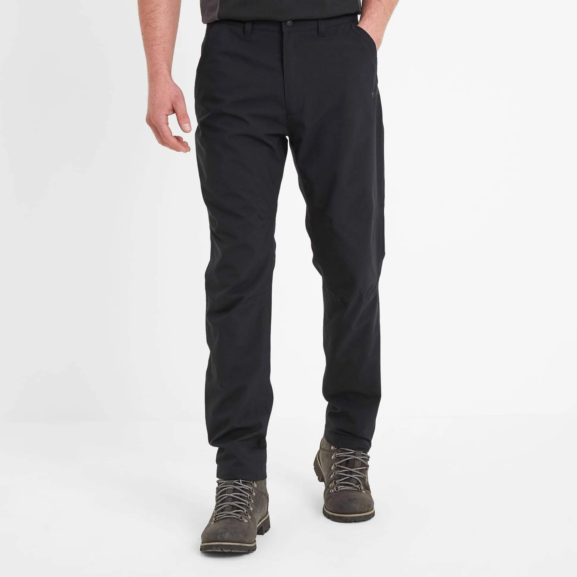 Silsden Mens Waterproof Trousers Long - Black