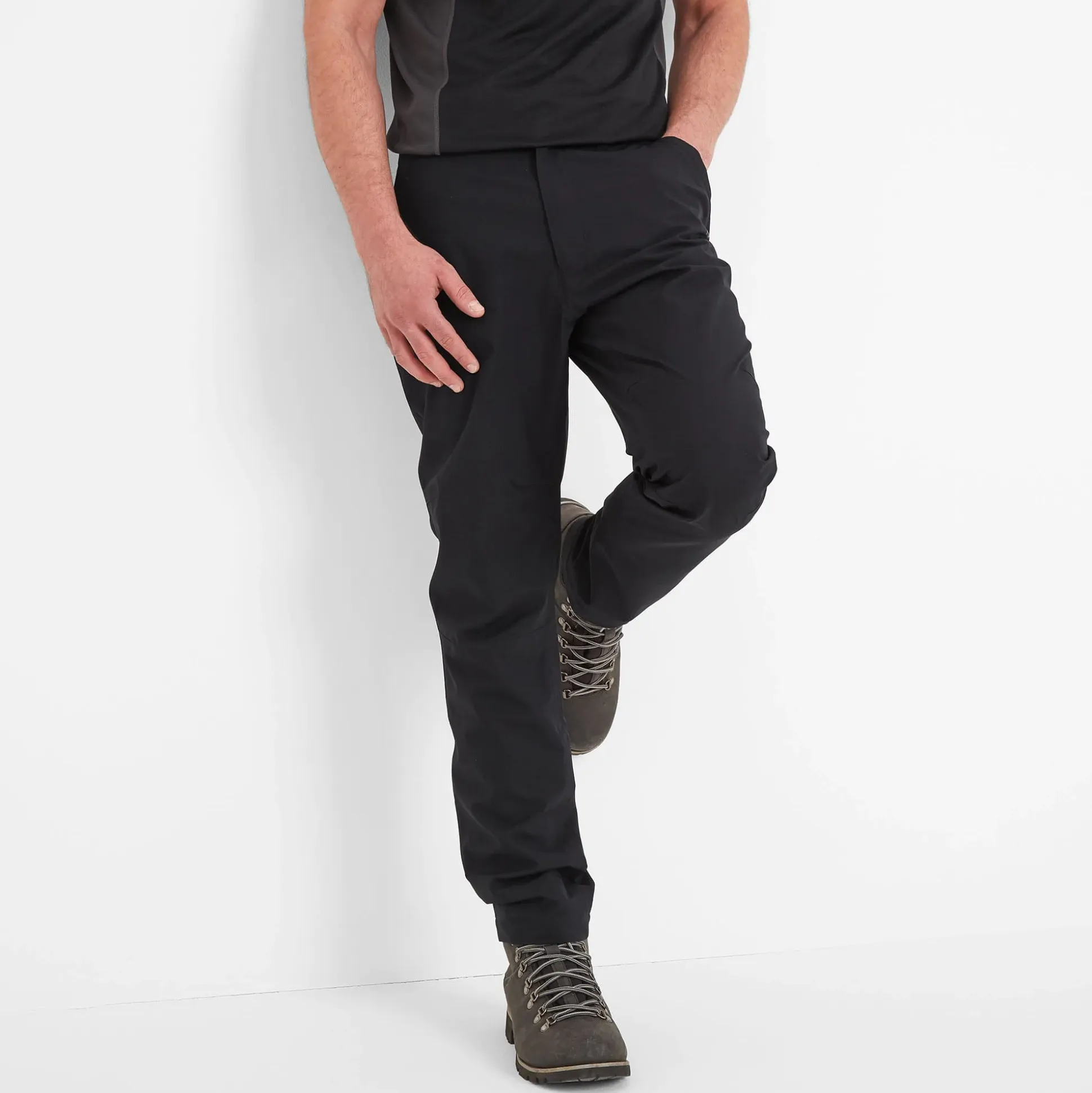 Silsden Mens Waterproof Trousers Regular - Black