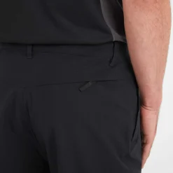 Silsden Mens Waterproof Trousers Short - Black
