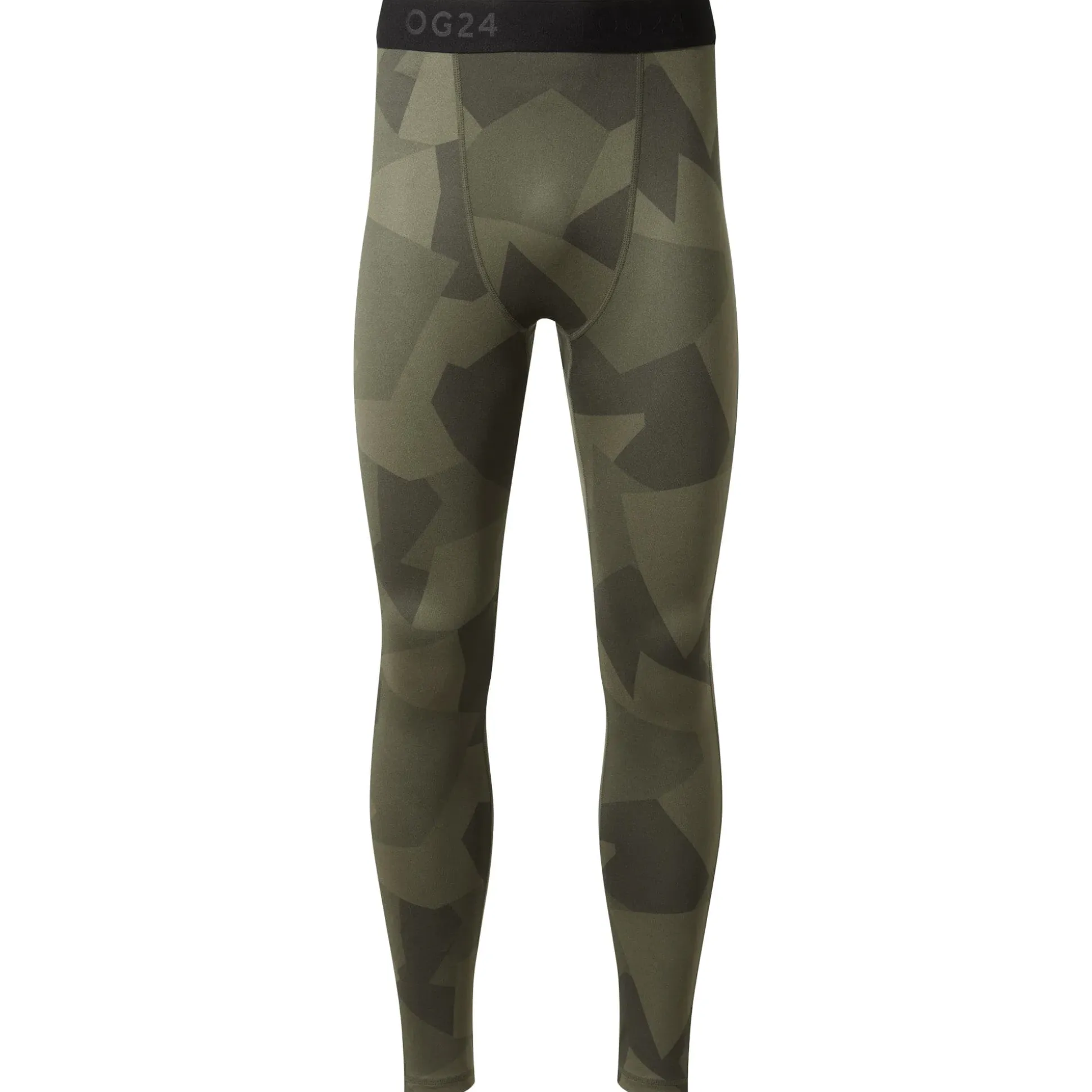 Snowdon Mens Thermal Base Layer Leggings - Khaki Camo Print