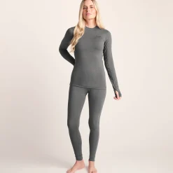 Snowdon Womens Thermal Base Layer Legging - Grey Marl