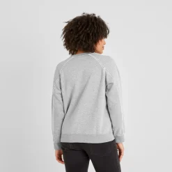Sorina Womens Supersoft Sweatshirt - Light Grey Marl