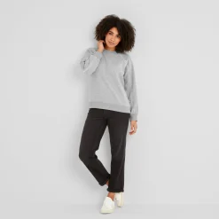 Sorina Womens Supersoft Sweatshirt - Light Grey Marl