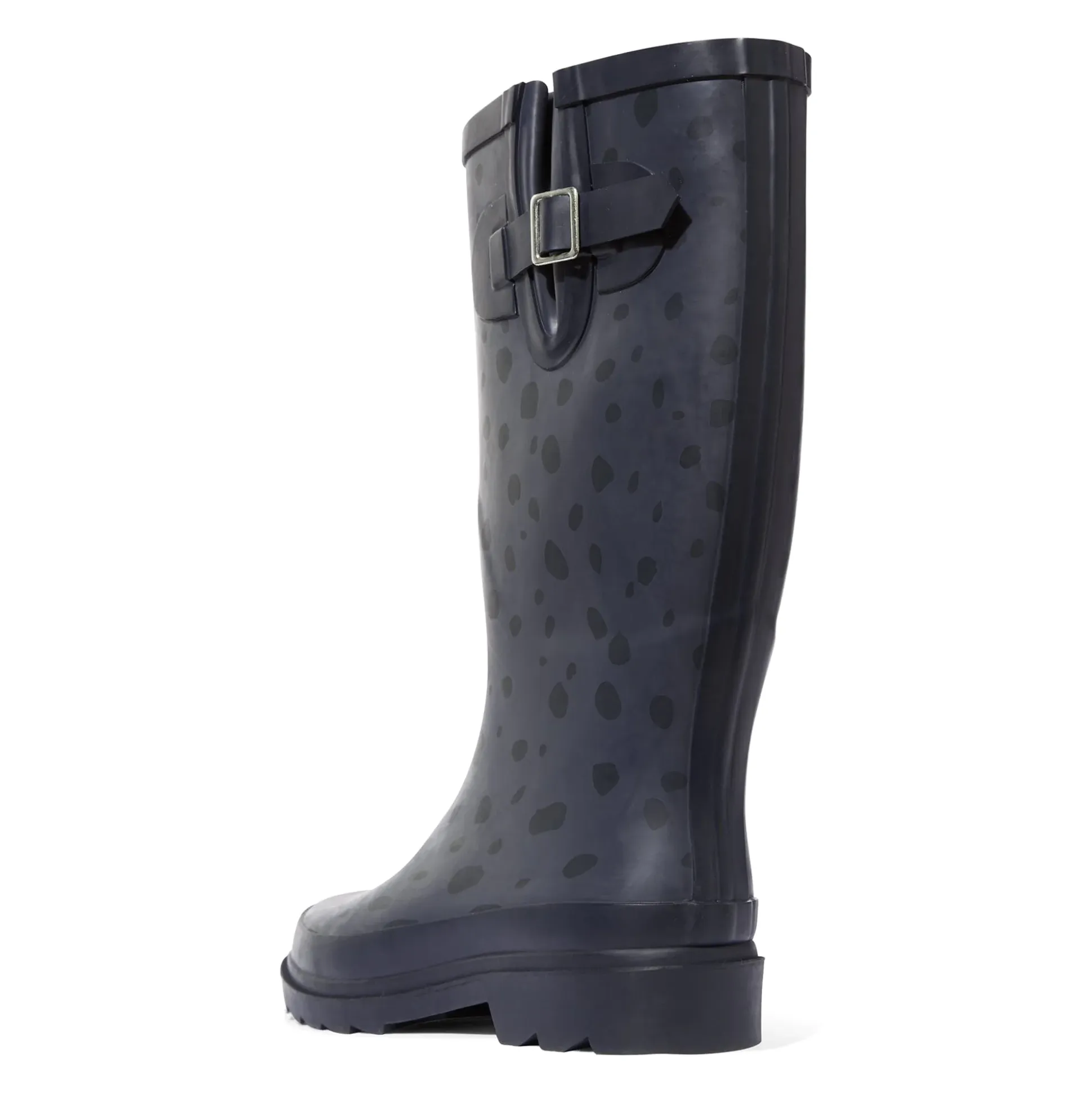 Splash Womens Wellies - Washed Blue Dalmation