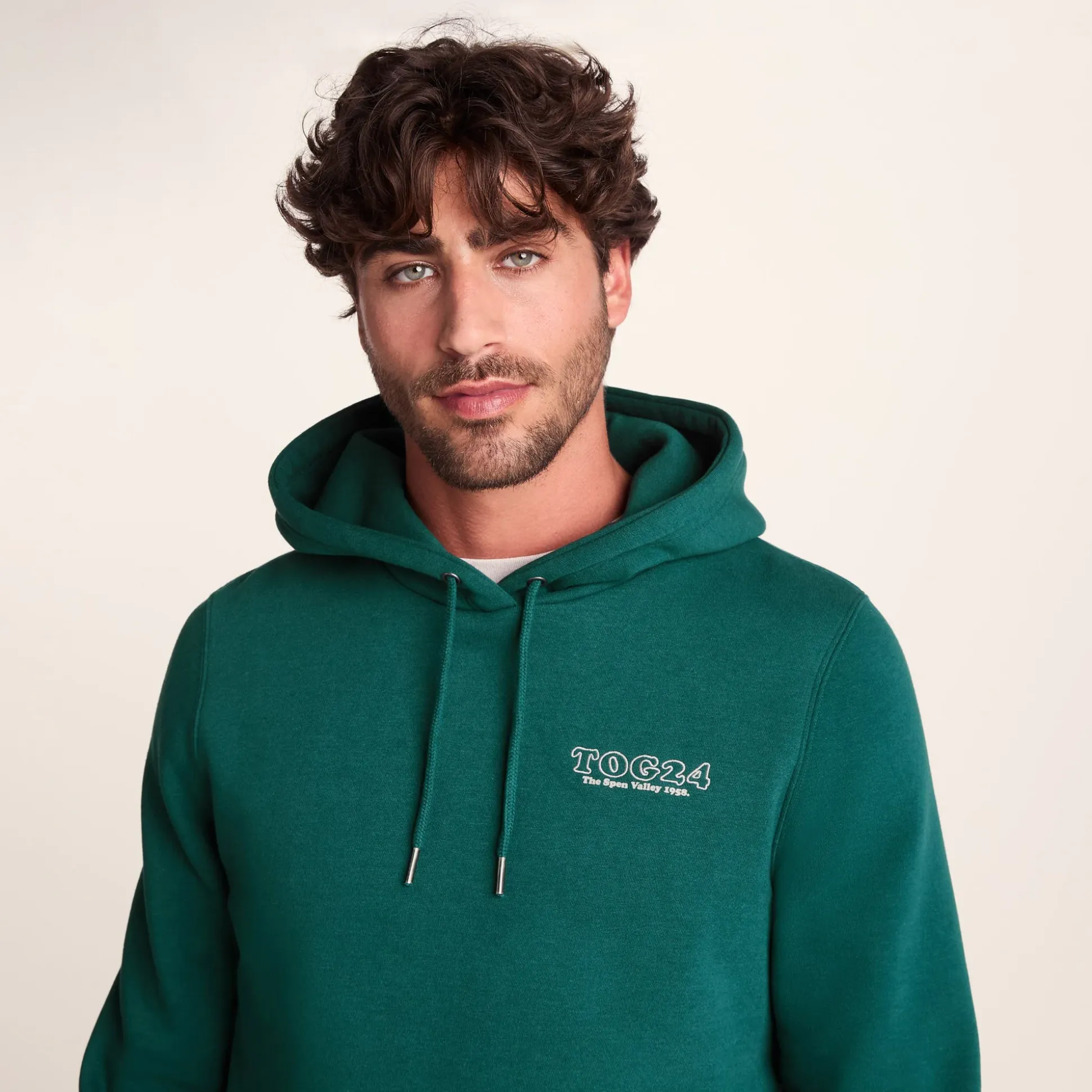 Stockton Mens Supersoft Hoody - Dark Turquoise