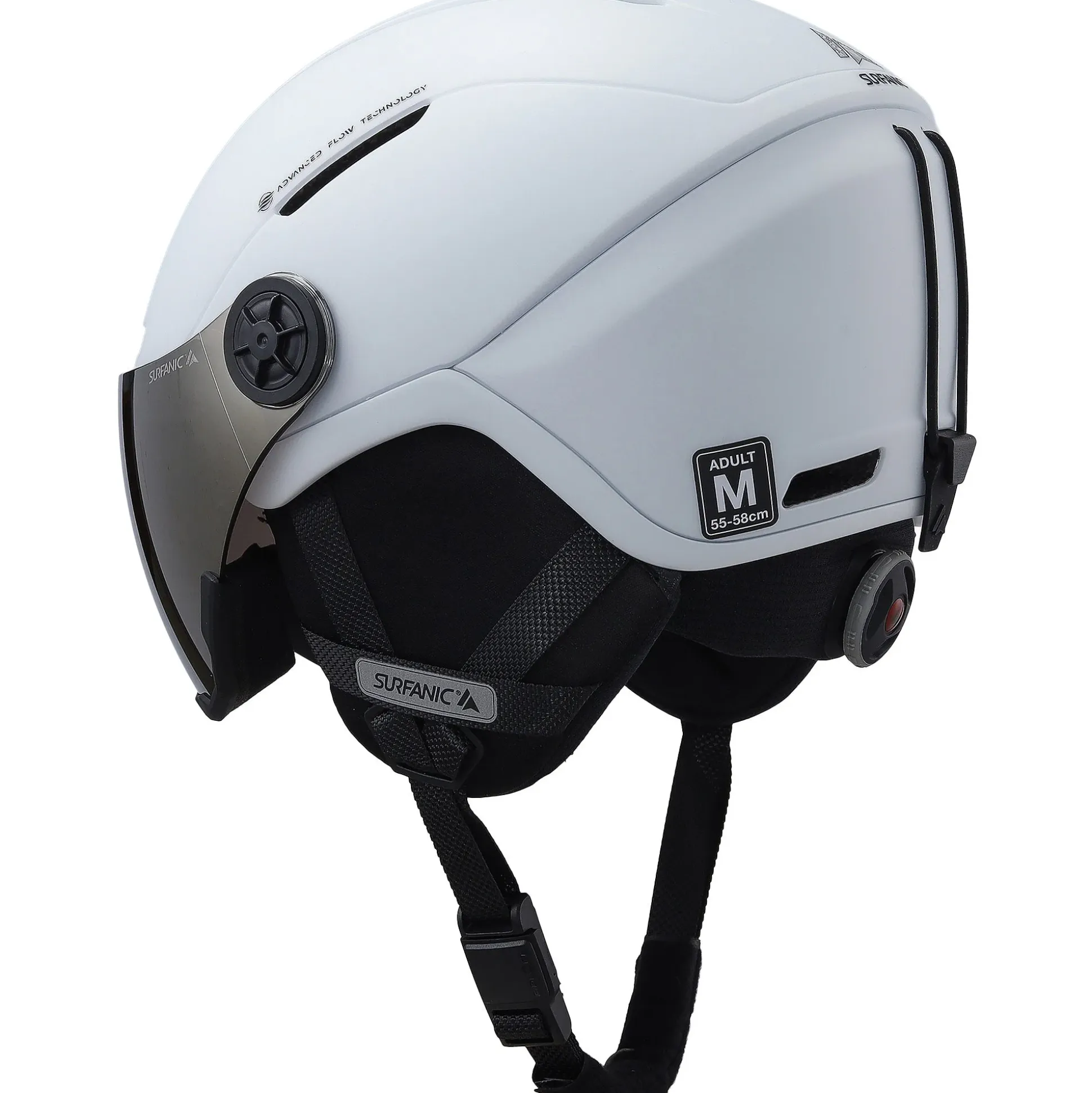 Surfanic Halo Visor Helmet - White