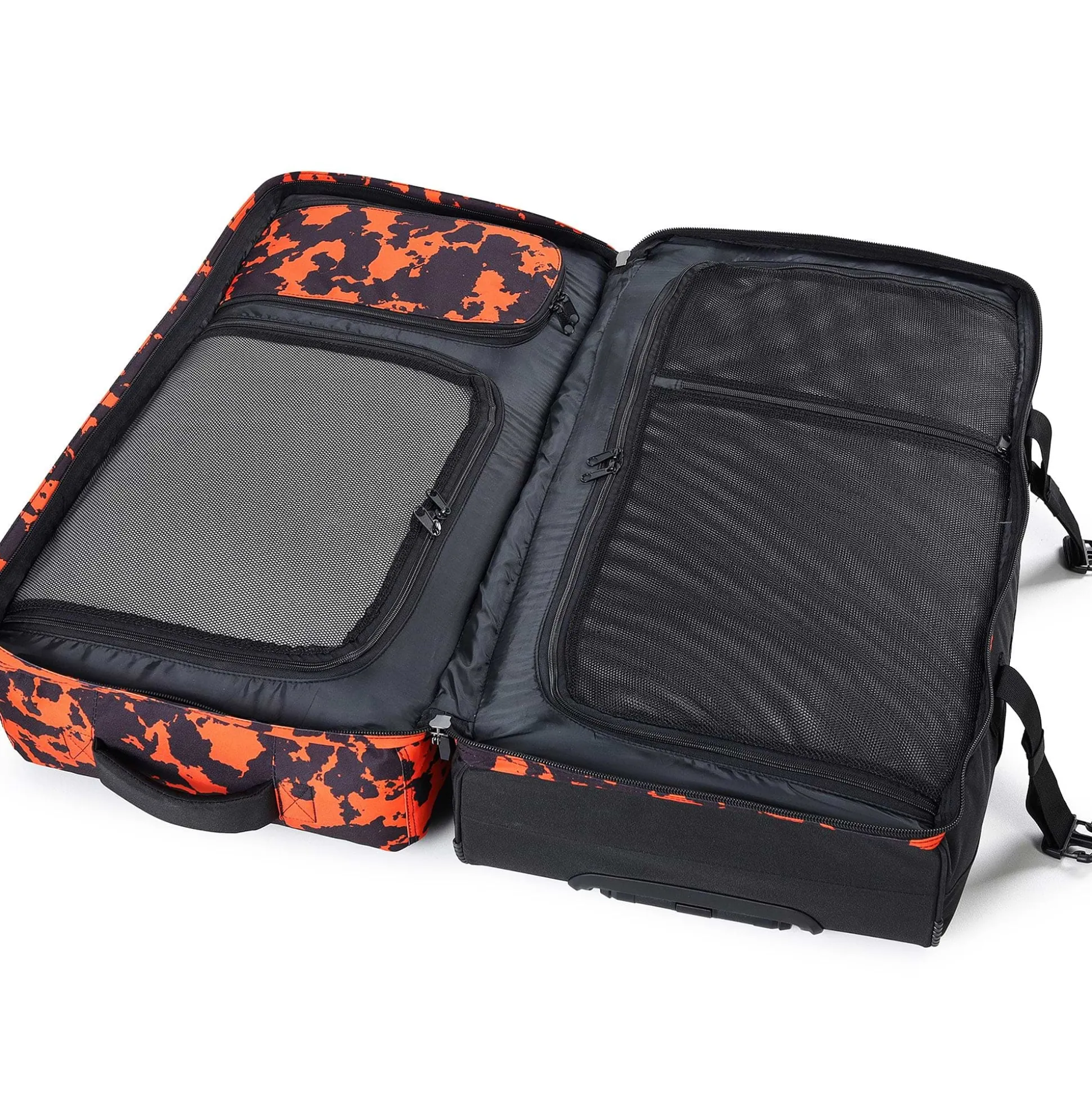 Surfanic Maxim 3.0 70L Roller Bag - Orange Map