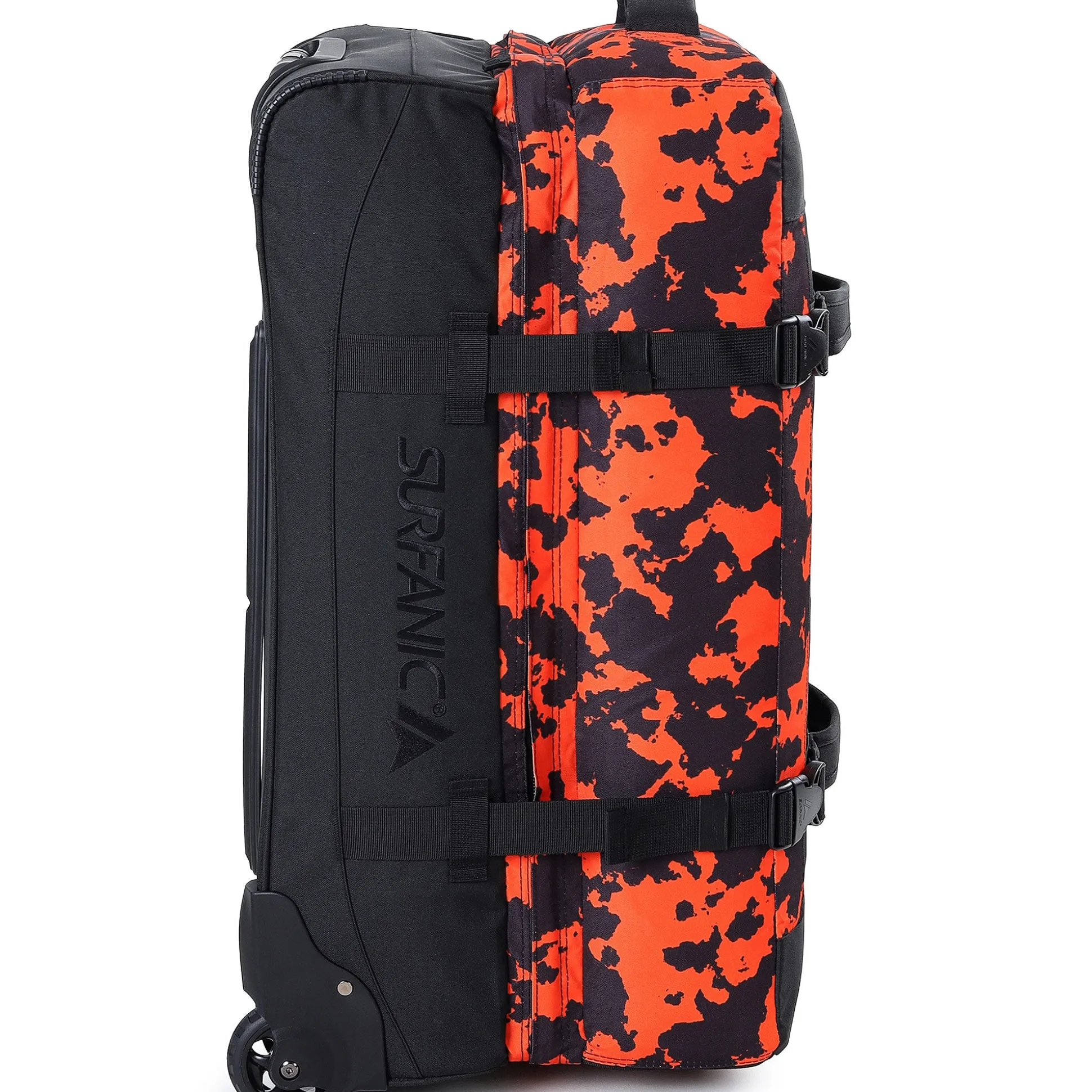 Surfanic Maxim 3.0 100L Roller Bag - Orange Map