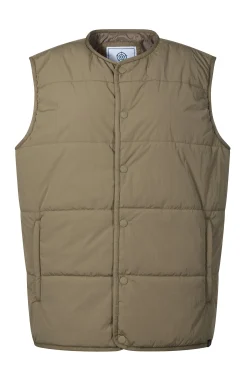 Sutterby Mens Shower Resistant Insulated Gilet - Mushroom