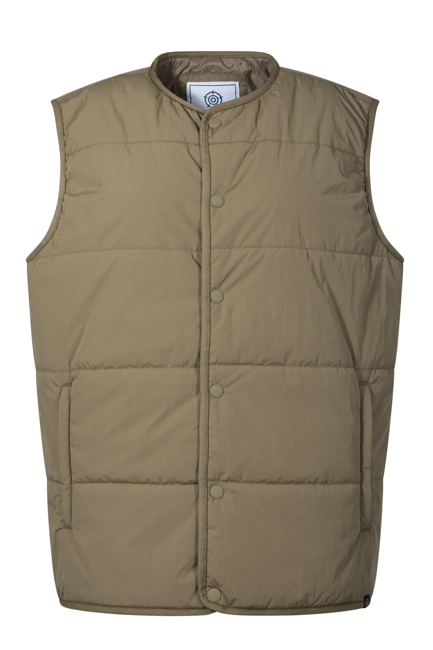 Sutterby Mens Shower Resistant Insulated Gilet - Mushroom