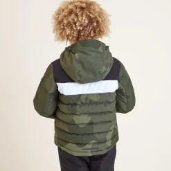 Swift Kids Ski Jacket - Khaki Pixel Camo/Black