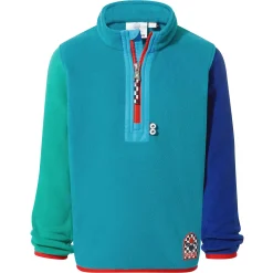Texel Kids Shaun the Sheep Fleece Zip Neck - Ocean Blue