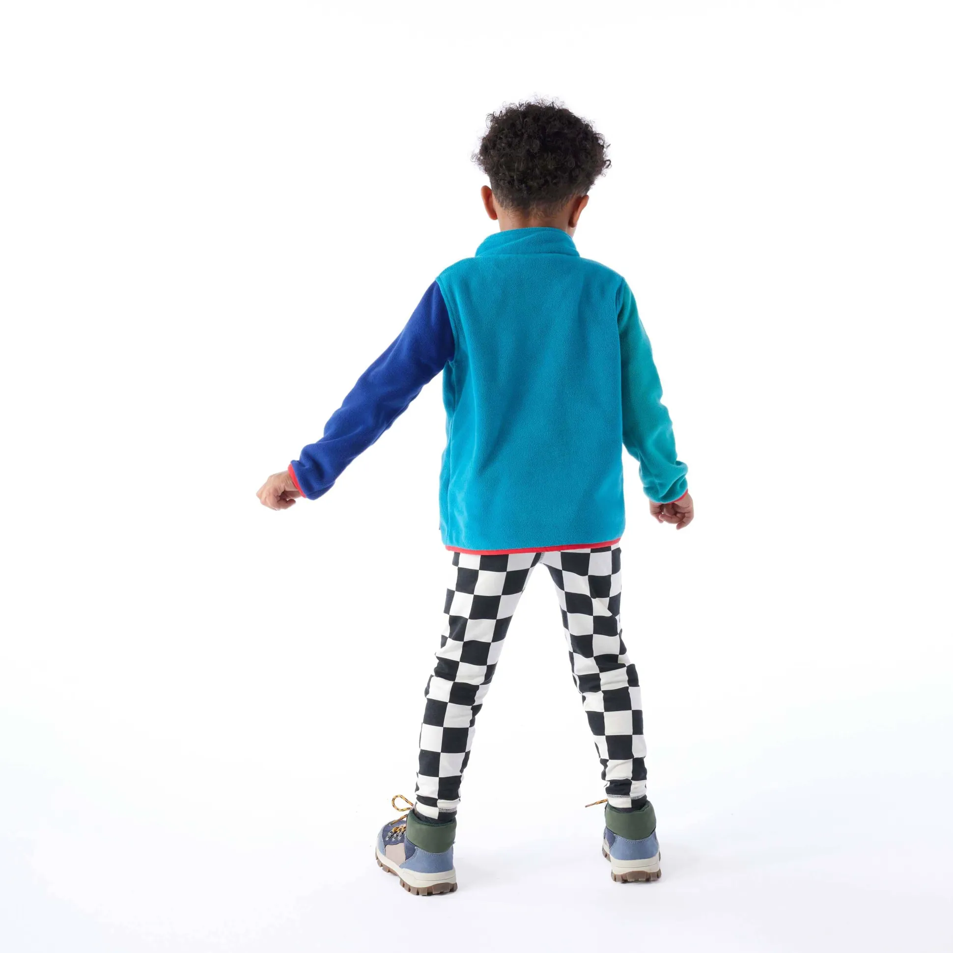 Texel Kids Shaun the Sheep Fleece Zip Neck - Ocean Blue