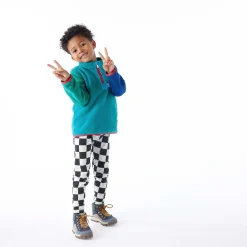 Texel Kids Shaun the Sheep Fleece Zip Neck - Ocean Blue