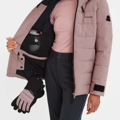 Vermont Womens Ski Jacket - Black/Faded Pink