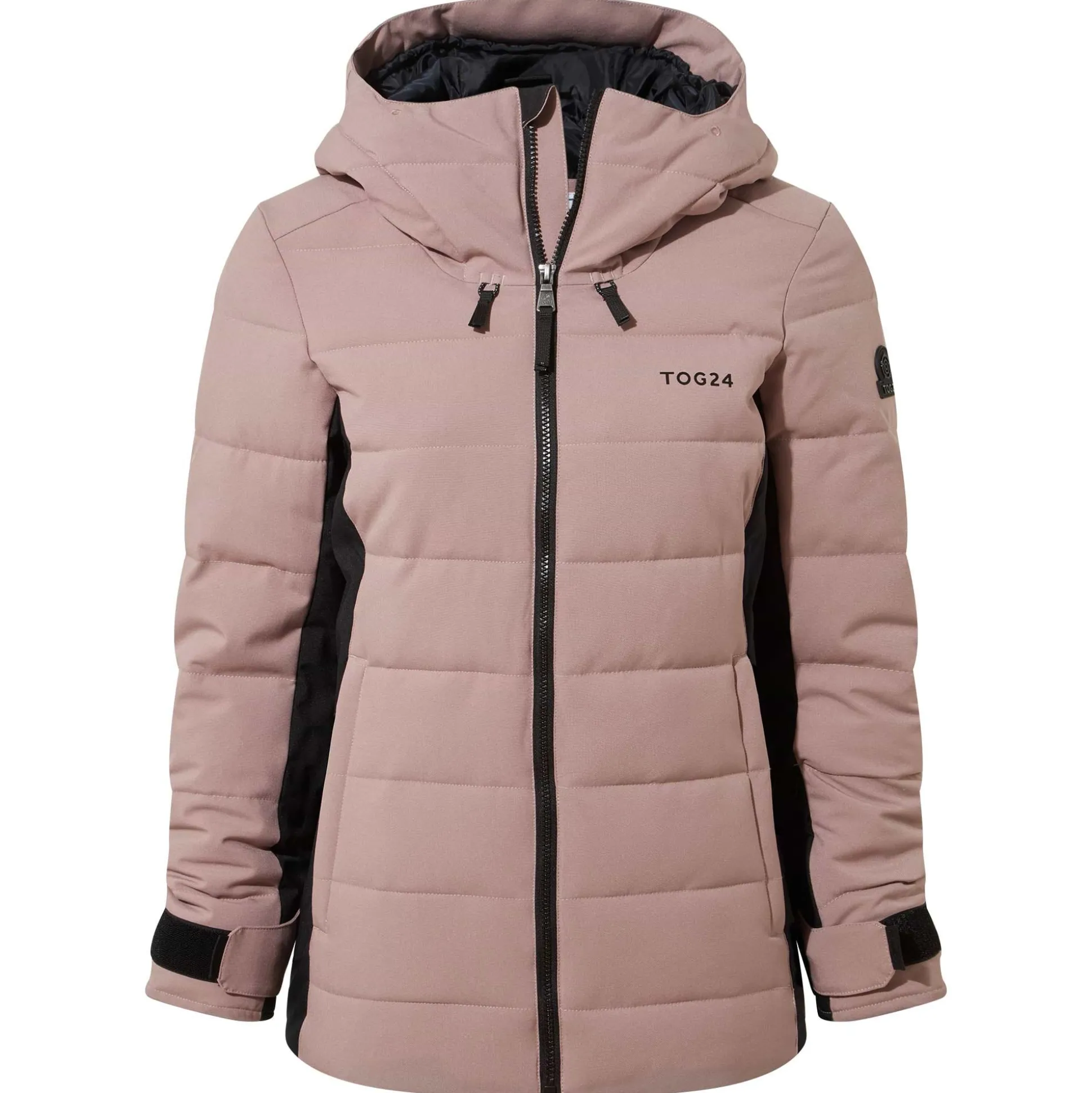 Vermont Womens Ski Jacket - Black/Faded Pink