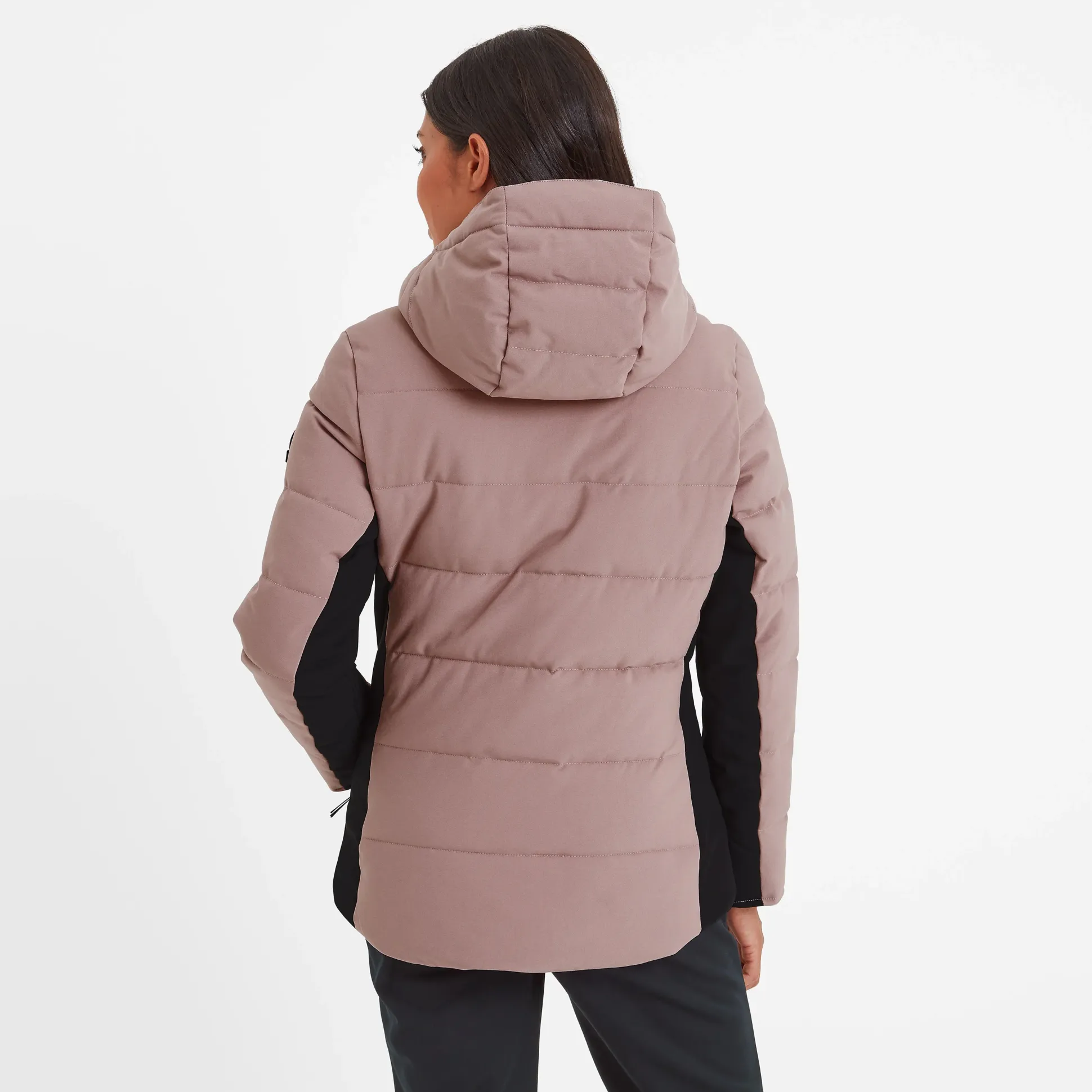 Vermont Womens Ski Jacket - Black/Faded Pink
