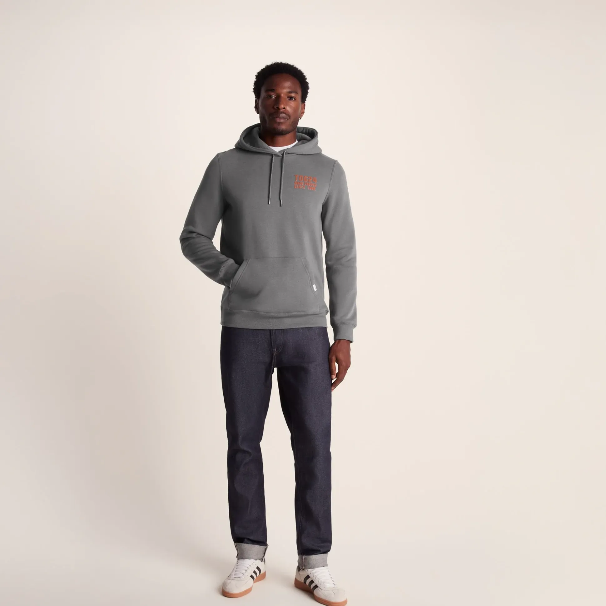Whalley Mens Supersoft Hoody - Steel Grey