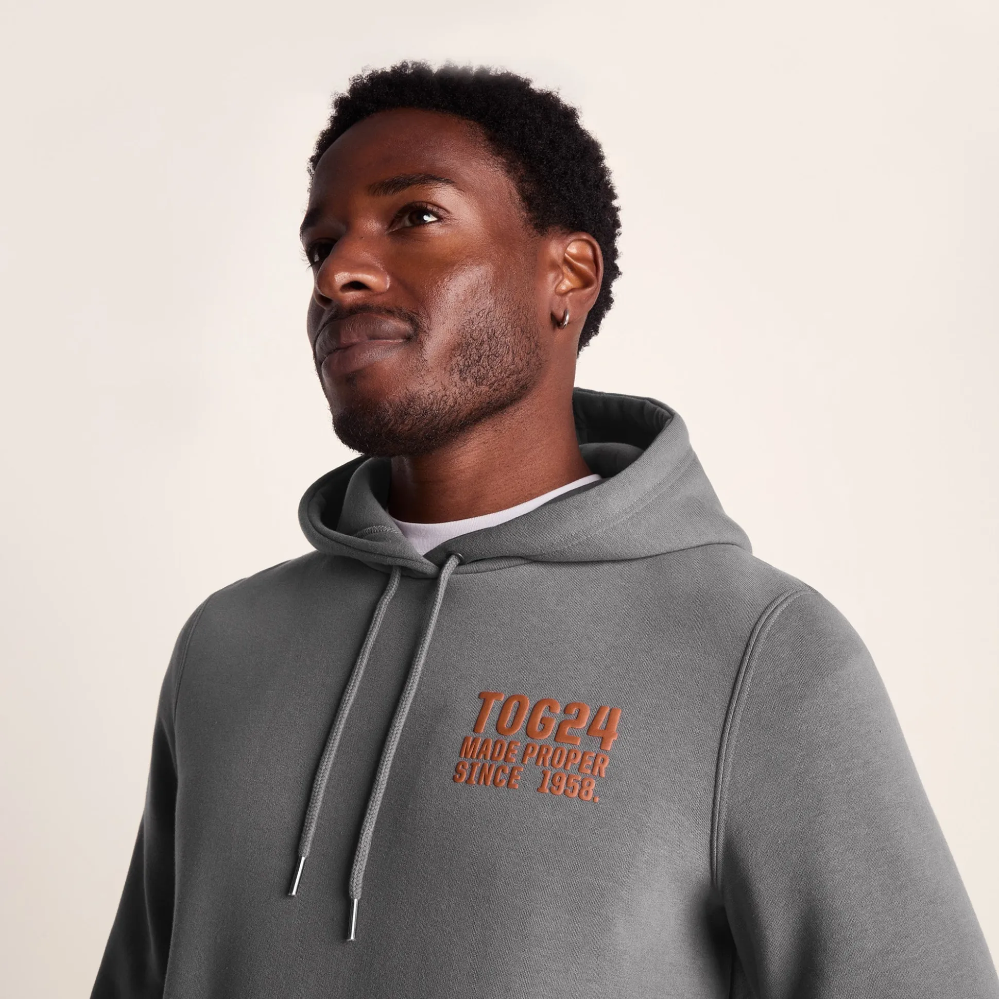 Whalley Mens Supersoft Hoody - Steel Grey