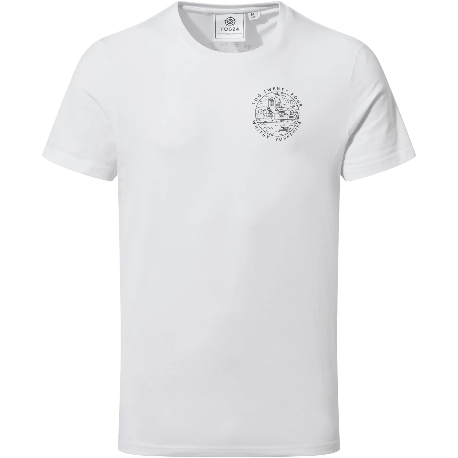 Whitby Mens 100% Cotton Supersoft T-Shirt - White