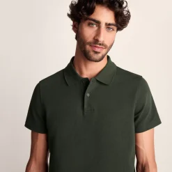Zaden Mens Polo Shirt - Dark Olive Green